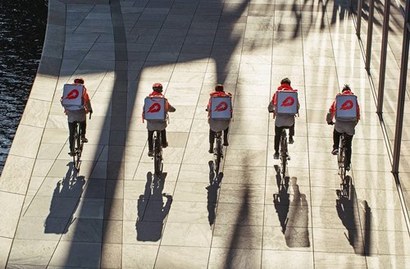 Delivery Hero, ein Startup für Essenslieferungen in Berlin.