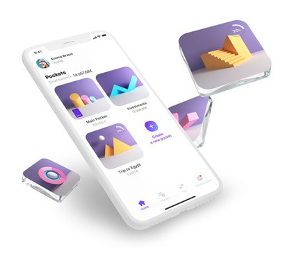 Die Vivid Money-App ermöglicht die gleichzeitige Verwaltung von Bankkonten, Aktien und Kryptowährungen mit bis zu 25 % Cashback. Foto: Vivid Homepage