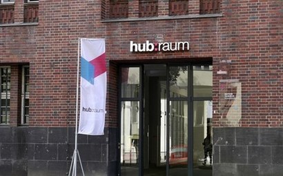 Hubraum Berlin Campus. Hubraum opened in Berlin and Krakow, Poland, in 2012 to become a European startup hub. Photo = Hubraum website