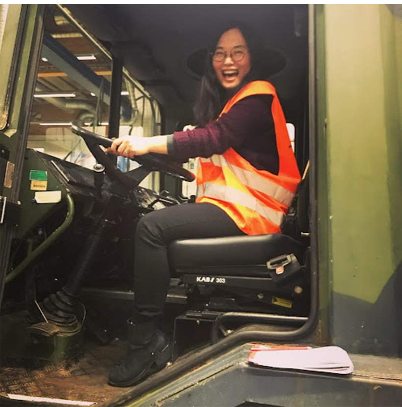 Anseri during her time as lead UX designer at Daimler Trucks ⓒ Anseri