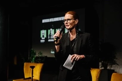 Factory Berlin CRO Catherine Bischoff. I applied to Factory Berlin with her as my role model. Photo: Factory Berlin