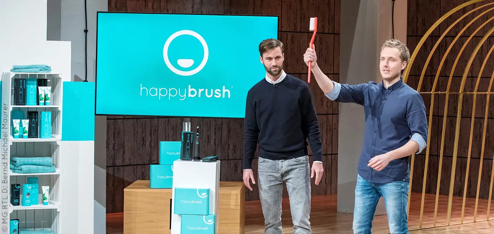 Happy Brush founders appeared on the startup audition program &ldquo;Die Höhle der Löwen&rdquo; and sold more than 5 million units.